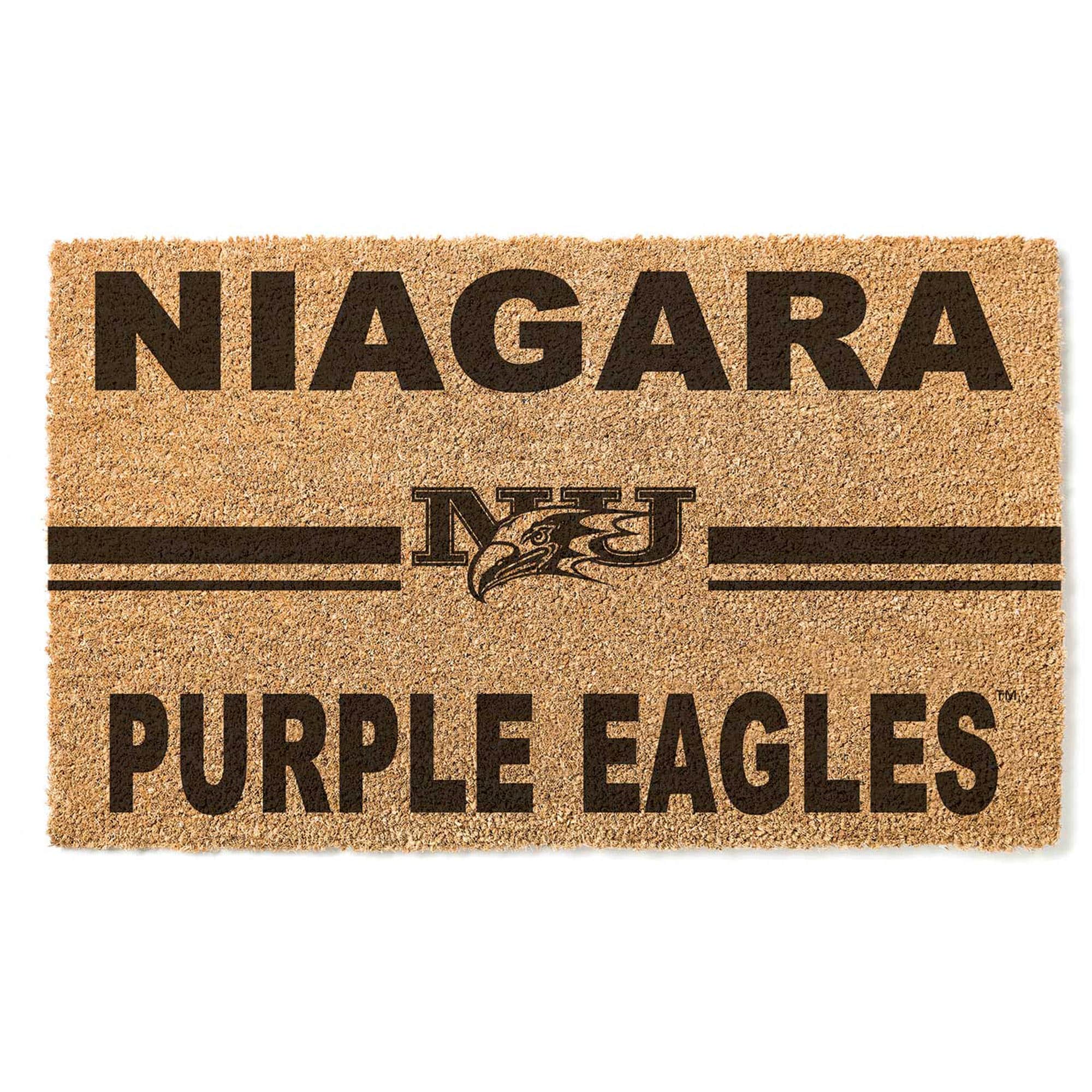 Niagara Purple Eagles 18" x 30" Team Logo Doormat