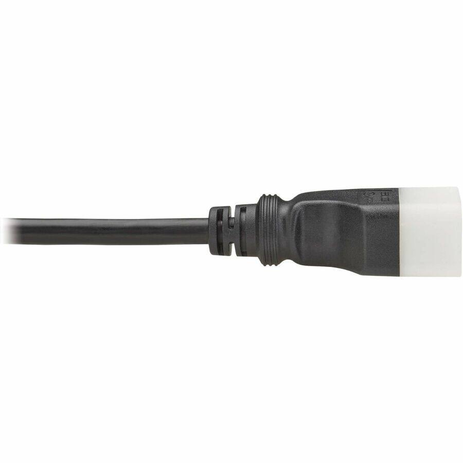 Alt View 2. Tripp Lite - Tripp Lite series P032-E02 Power Extension Cord - For Computer, Monitor, HDTV, PDU, Printer, Server, Tablet, UPS - Black.