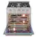 Alt View 1. Kucht - 30 in. 4.2 cu. ft. Natural Gas Range with Sealed Burners and Convection Oven in Light Blue - Light Blue.