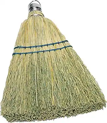 Front. RubberMaid - Corn Whisk Broom, 12" Yellow - Yellow.