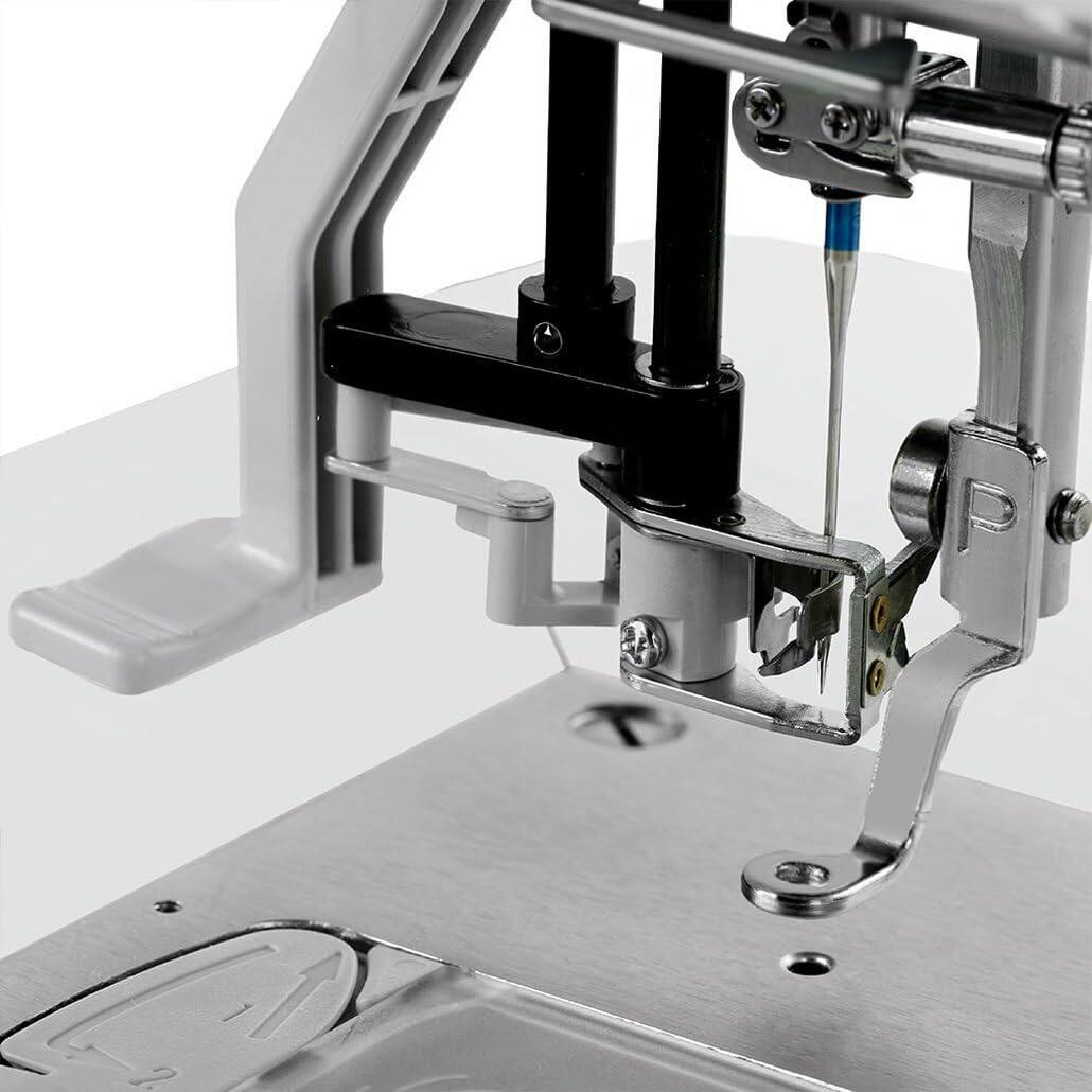 Alt View 2. Janome - Janome Memory Craft 500e LE Embroidery Machine - Includes 5-Spool Thread Stand + 3.9" x 1.6" Hoop + Acustitch Software - White.