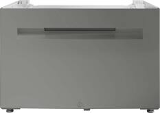 Front. Bosch - Laundry Pedestal for Bosch 800 Series Washer - Silver.