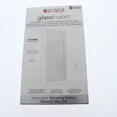 Designed for SAMSUNG INVISIBLE SHIELD glassfusion* Anti-bacterial Technology Screen Protection with Hybrid Glass
Anti-bactérienne d'écran u verre hybride avec technologie Protection Hibrida con Tecnología Antibacterial de Pantalla de Vidrio
Protección EXTREME Impact Protection Kills 99.99% of the Most Common Surface Bacteria Scratch Protection SELCIN Limited Lifetime Warranty Absorbs Impact Easy Application Garantie à vie Jimite Absorbe l'Impact Une application facile Garantía limitada de vida Absorbe el impacto Aplicación fácil
for/por/para: Samsung Galaxy Note20 Ultra 5G