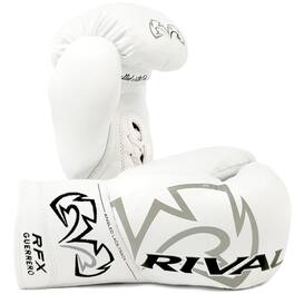 RIVAL - Boxing RFX-Guerrero SF-H Lace-Up Pro Fight Gloves - 10 oz. - White