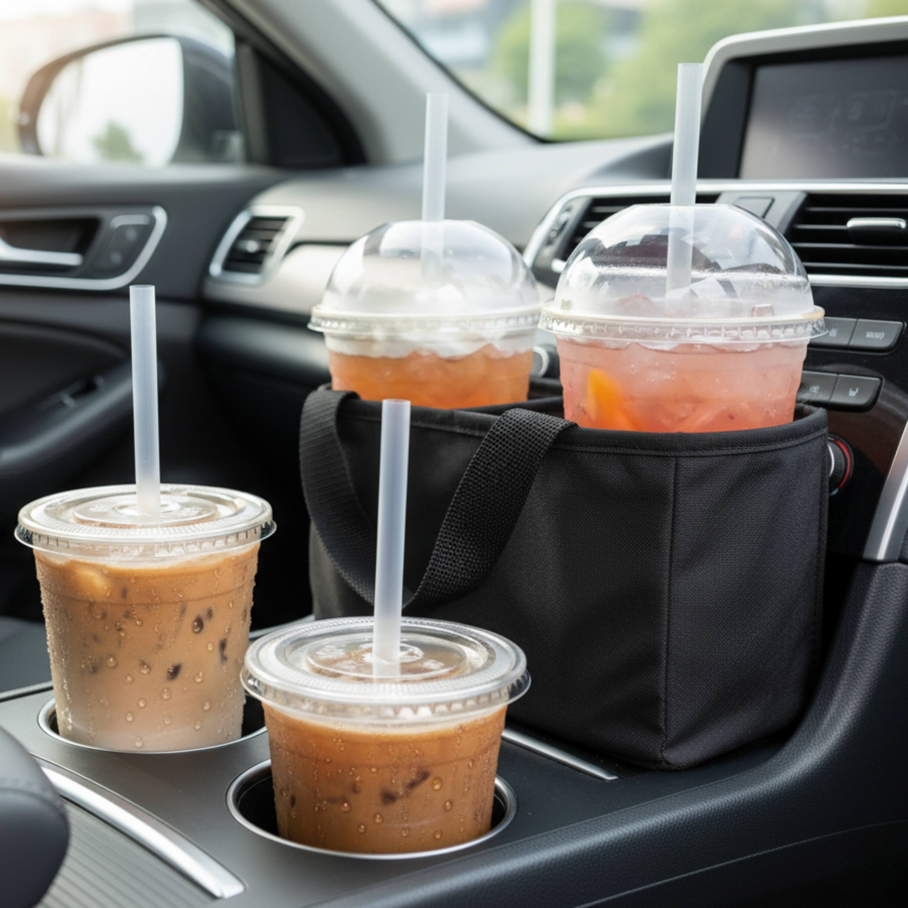 Alt View 5. Eco Harmony Products - Cold Cup, Flat Lid for 32oz Clear Cup (PET), 107mm, 500-Pack - Clear.