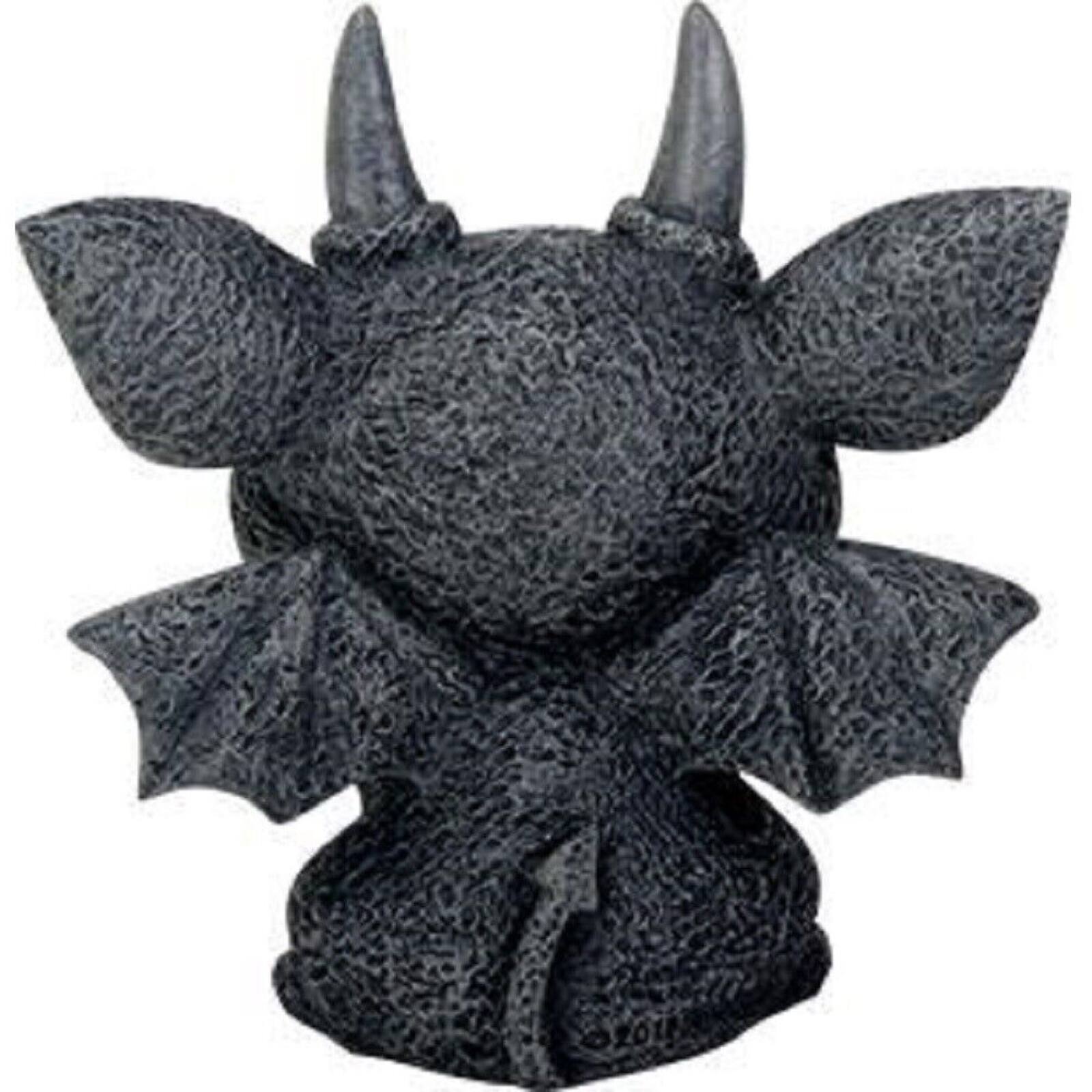 Angle. Pacific Trading - Gargoyle Bast Figurine 3.25 inch Gothic Home Decoration - Grey.