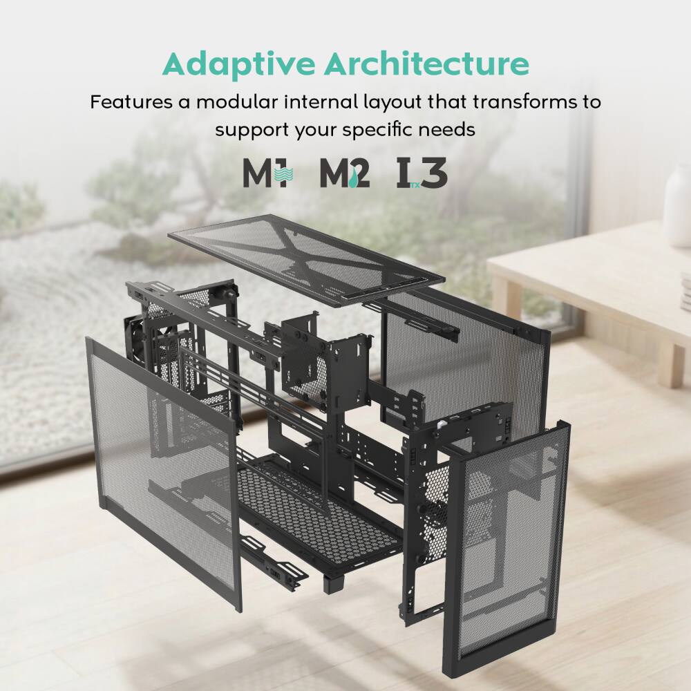 Adaptive Architecture

Features a modular internal layout that transforms to support your specific needs

M1 M2 I3
