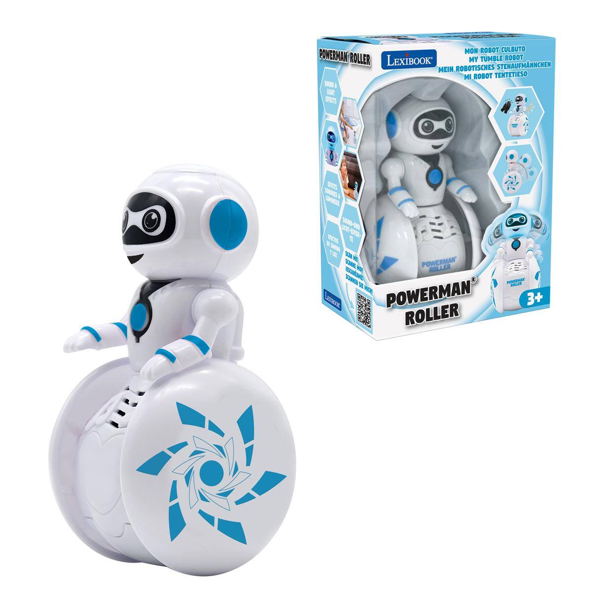 MON ROBOT CULBUTO POWERMAK ROLLER LEXIBOOK MY TUMBLE ROBOT MEIN. ROBOTISCHES STENAUFMANNCHEN MI ROBOT TENTETIESO 00N0 (S V 0 ON 50065-080 F SRM W R S POWERMAN ROLLER S R BRL NE POWERMAN ROLLER