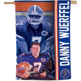 WinCraft - Danny Wuerffel Florida Gators Single-Sided 28'' x 40'' Ring of Honor Vertical Banner - Multicolor