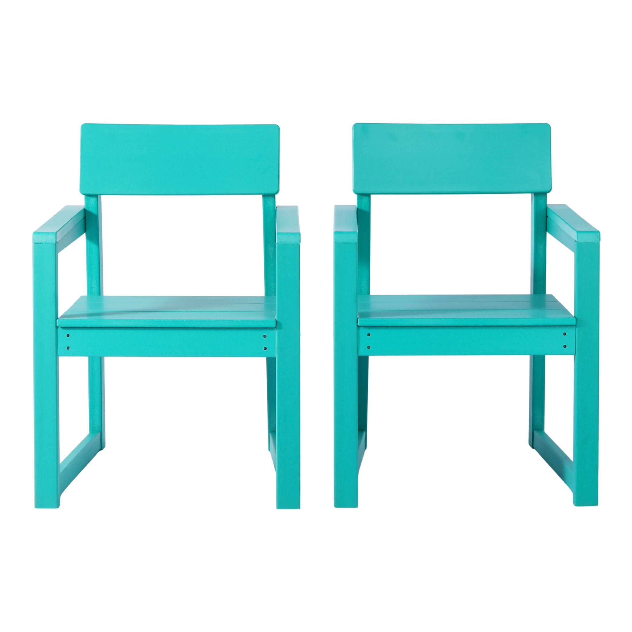 Turquoise Arm Chair
