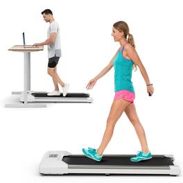 Kadyn - Treadmill, Electric Treadmill, Walking Jogging Machine,2.25 HP Walking Pad with LED Display and Remote Control-Grey - Gray