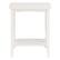 Front. OSP Home Furnishings - Sierra Side Table - White Finish.