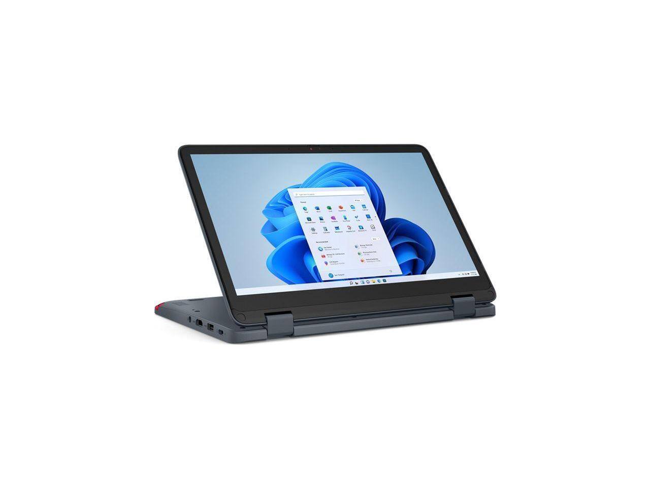 Alt View 10. Lenovo - Lenovo 300w Yoga Gen 4 11.6" Touch Screen Intel Processor N200 8GB Memory 128 GB SSD Windows 11 Pro 82VM0018US - Gray.