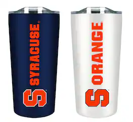 The Fanatic Group - Syracuse Orange 18oz. Soft Touch Tumbler Two-Piece Set - Multicolor