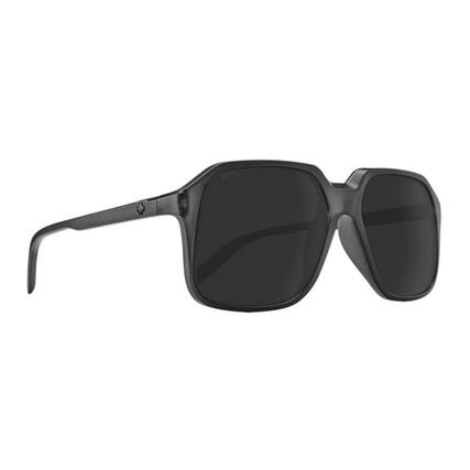 Front. Spy Optic - SPY Optic Hotspot Women Sunglasses with Matte Translucent Black Frame - Black.