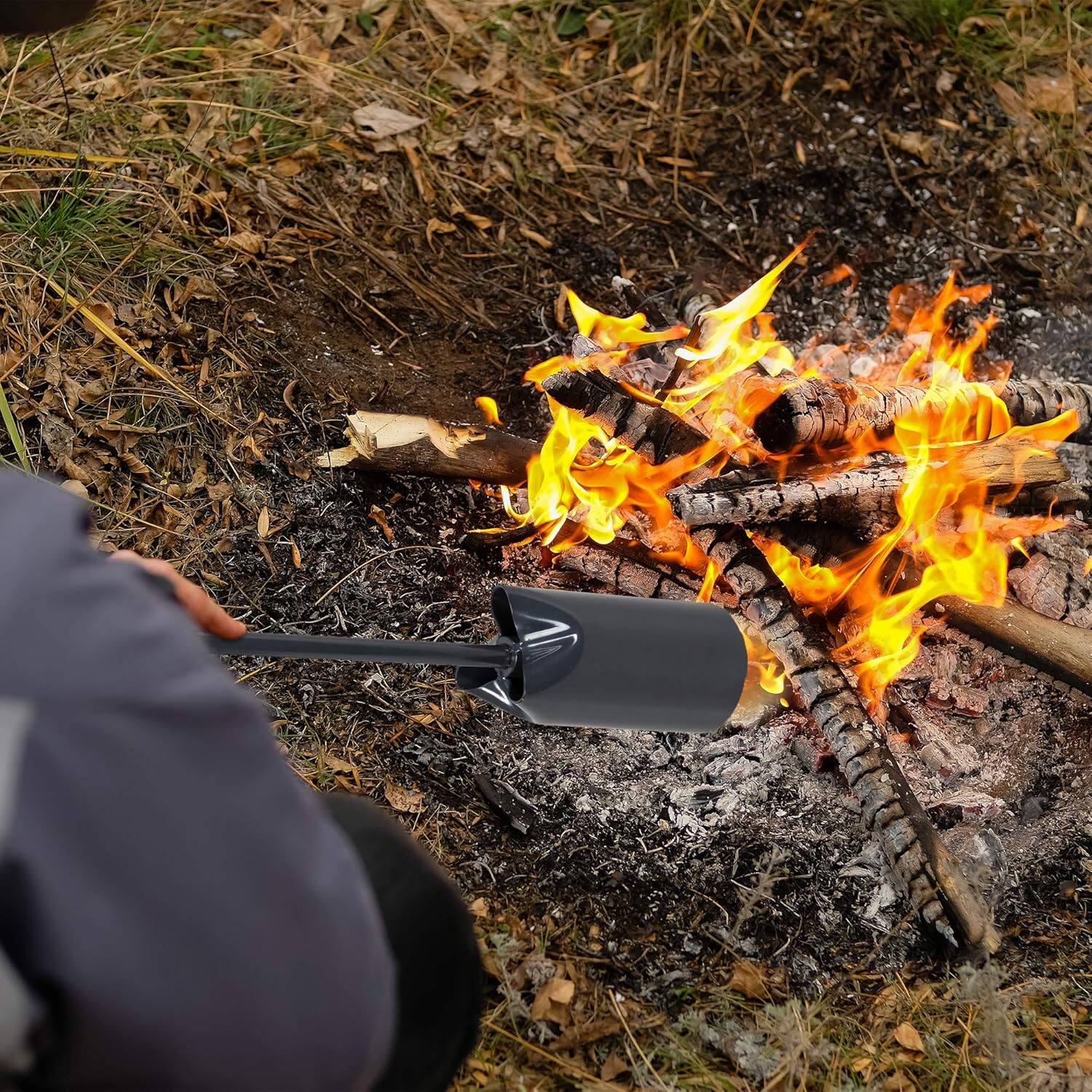 Alt View 7. Ivation - 500,00 BTU Propane Torch, Heavy-Duty Weed Burner W/10’ Hose, Flame Control & Flint Ignitor - Black.