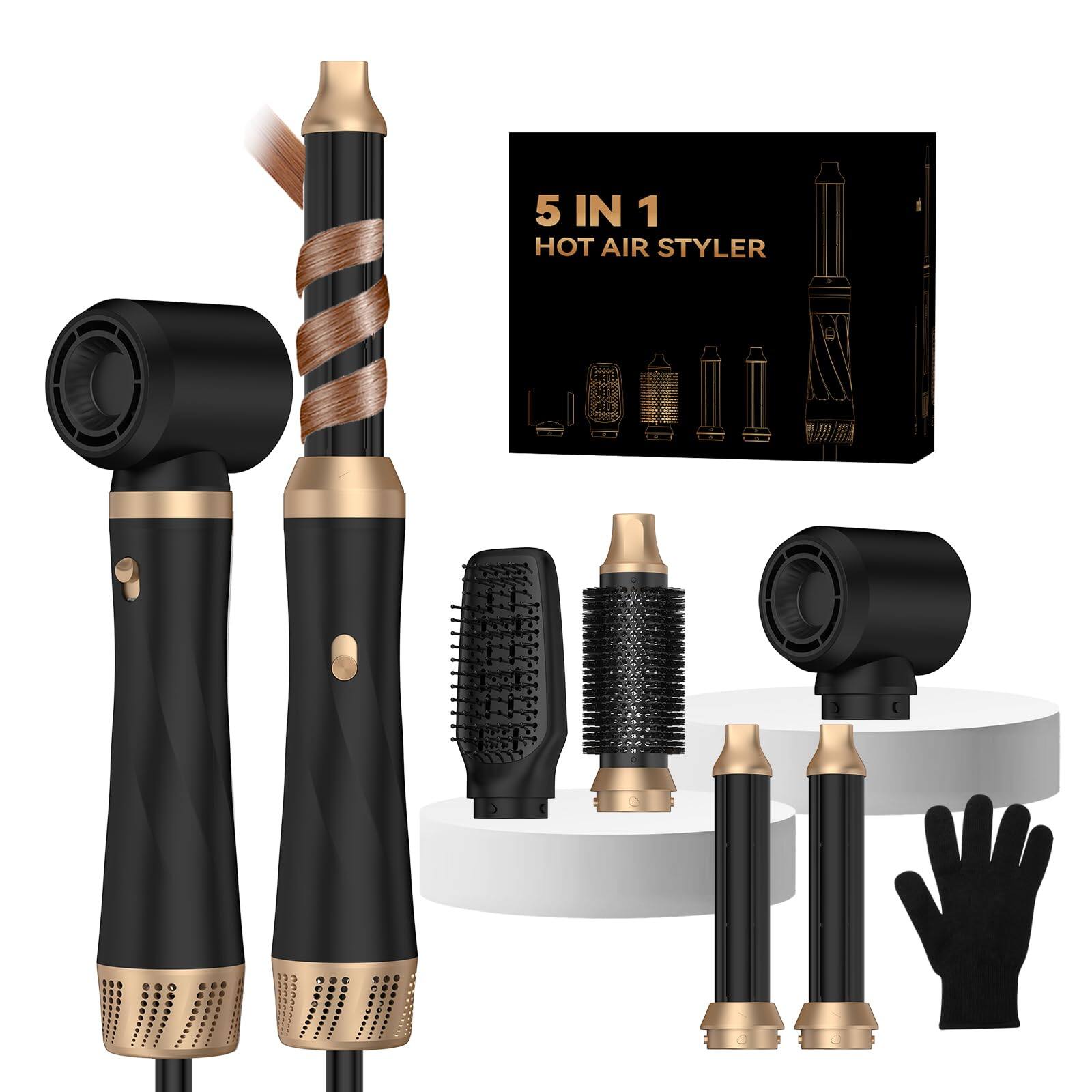 The Best Inks - Professional Ceramic Hair Dryer Professional Grade with Advanced Technology for Fast Drying - Dark Gold