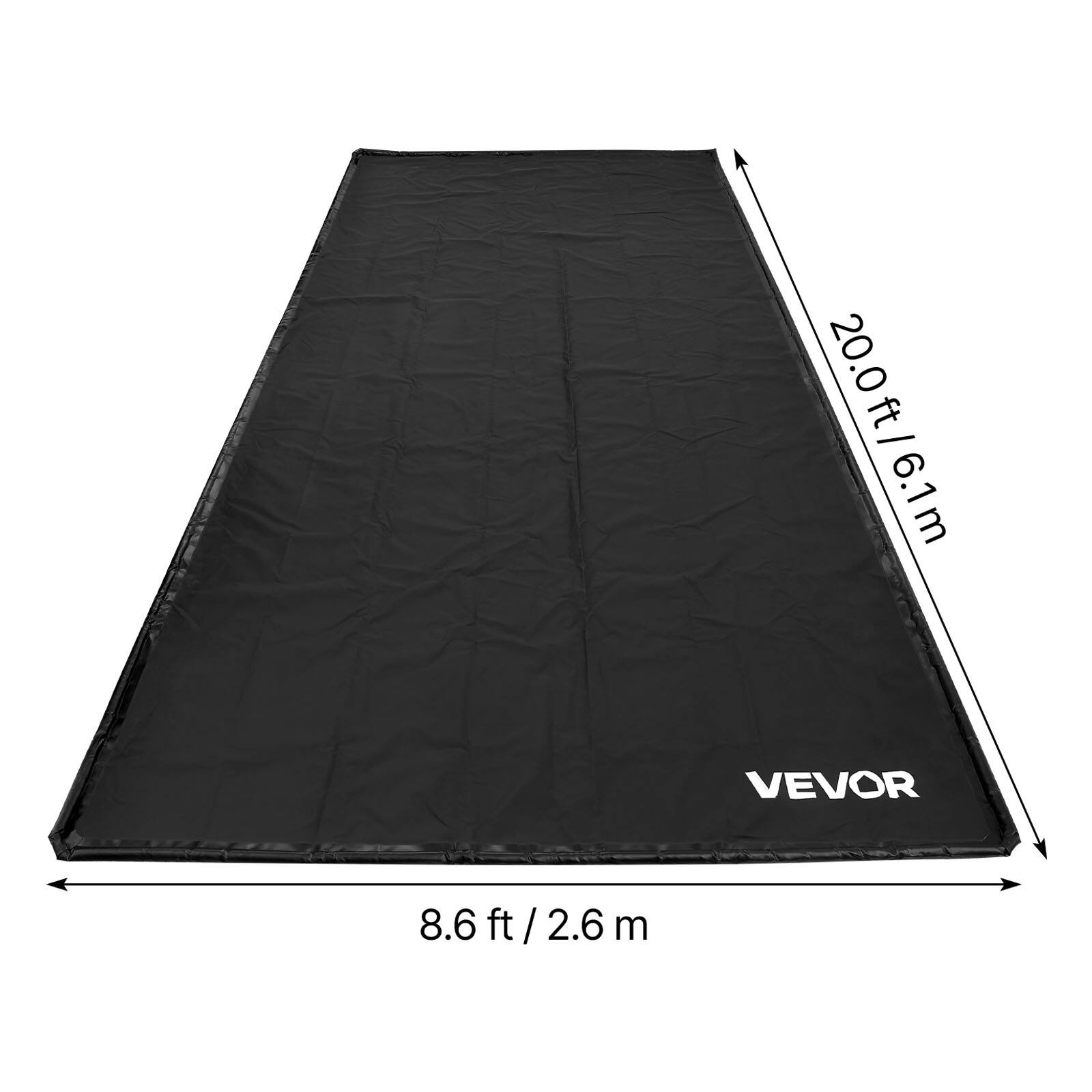 20.0 ft / 6.1 m  
VEVOR  
8.6 ft / 2.6 m