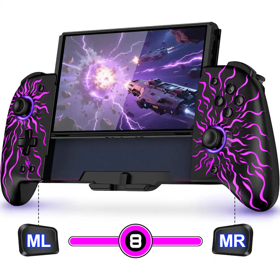 Reds Spade Controllers For Switch oled Full pad Better Handheld Mode ...