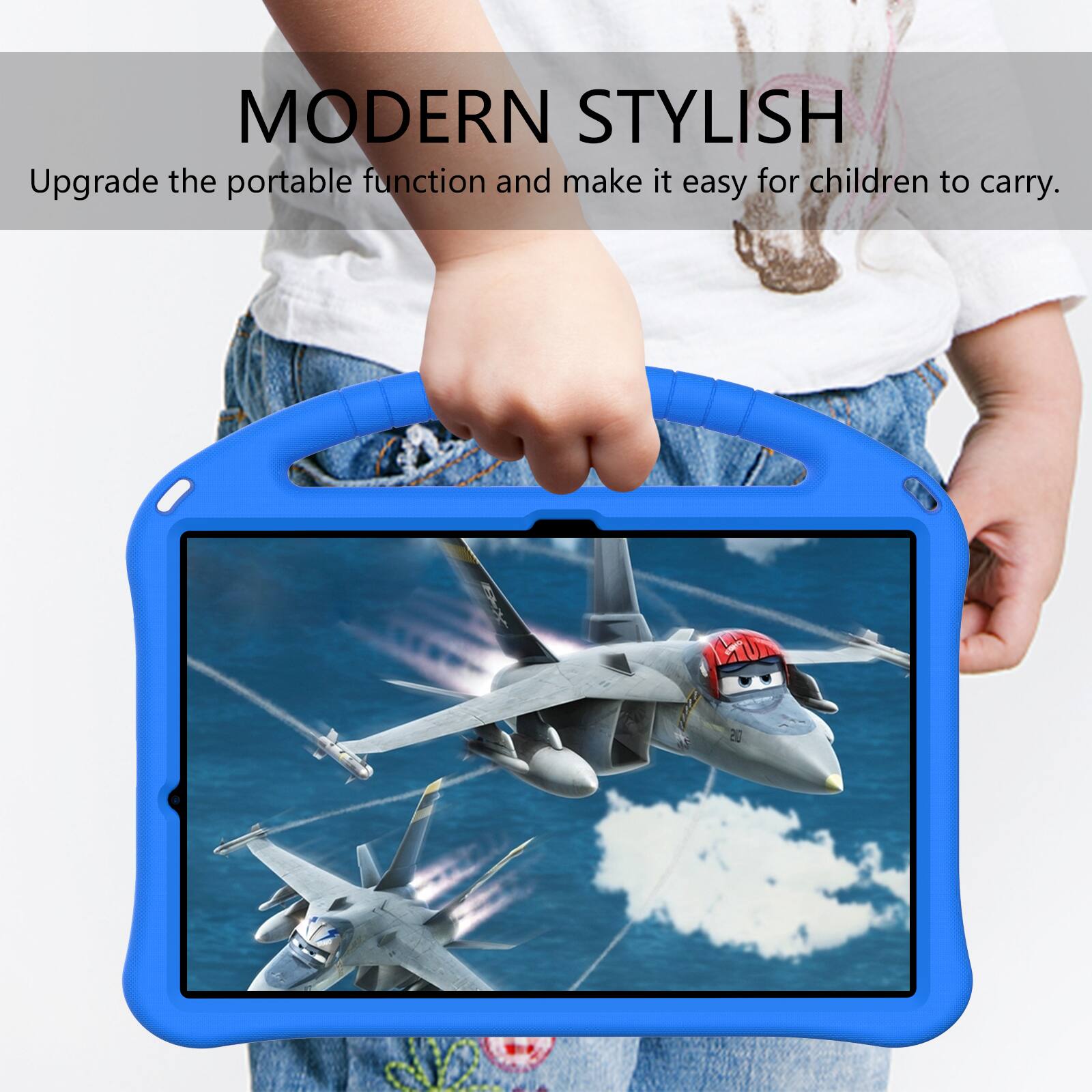 MODERN STYLISH  
Upgrade the portable function and make it easy for children to carry.