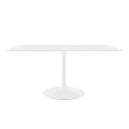 Modway - Lippa 60" Rectangle Wood Dining Table - White