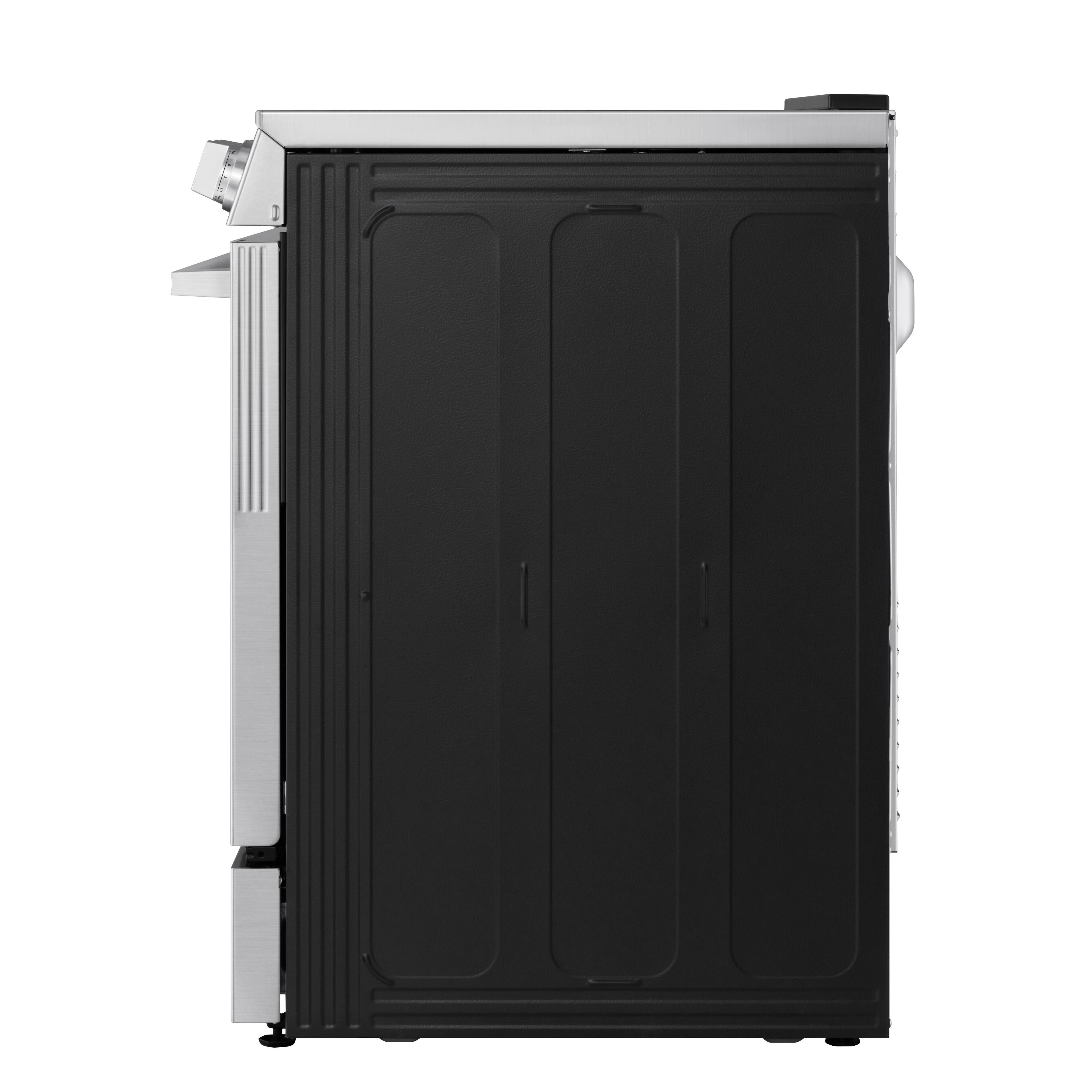 Alt View 27. LG - 6.3 Cu. Ft. Slide-In Electric True Convection Smart Range with Air Fry and 2 UltraHeat Elements - PrintProof Stainless Steel.