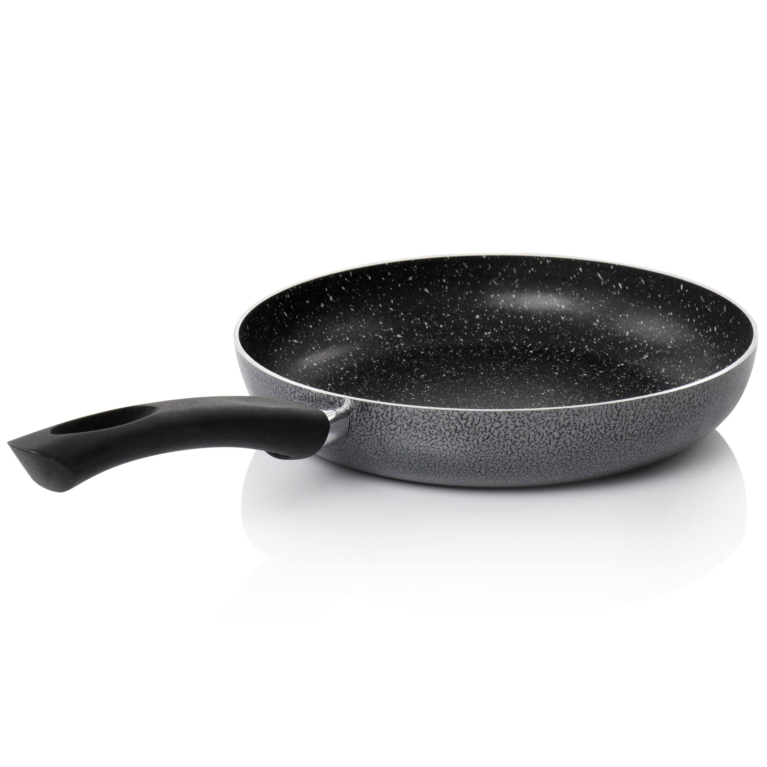 Alt View 1. Oster - Oster Pallermo 11 Inch Nonstick Aluminum Frying Pan in Charcoal - Charcoal.
