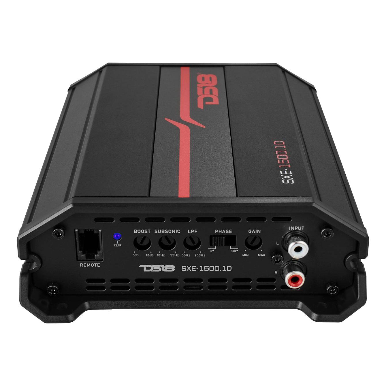 D518  
SXE-1500.1D  
BOOST SUBSONIC LPF  
PHASE  
GAIN  
INPUT  
CLIP  
L  
BPQ  
18dB 10Hz 55Hz 50Hz 250Hz  
0  
180 MIN  
MAX  
REMOTE