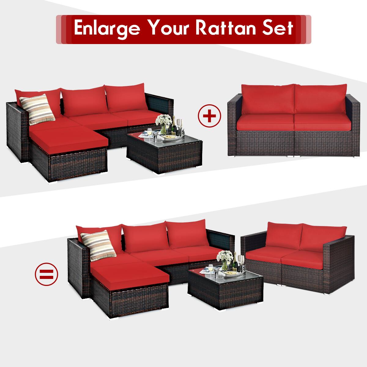 Enlarge Your Rattan Set
