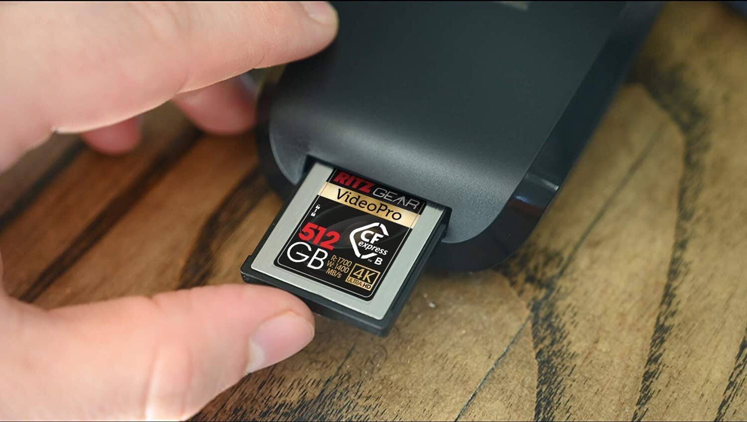Ritz Gear 512GB CFexpress Type B Memory Card, 1700MB/s Read