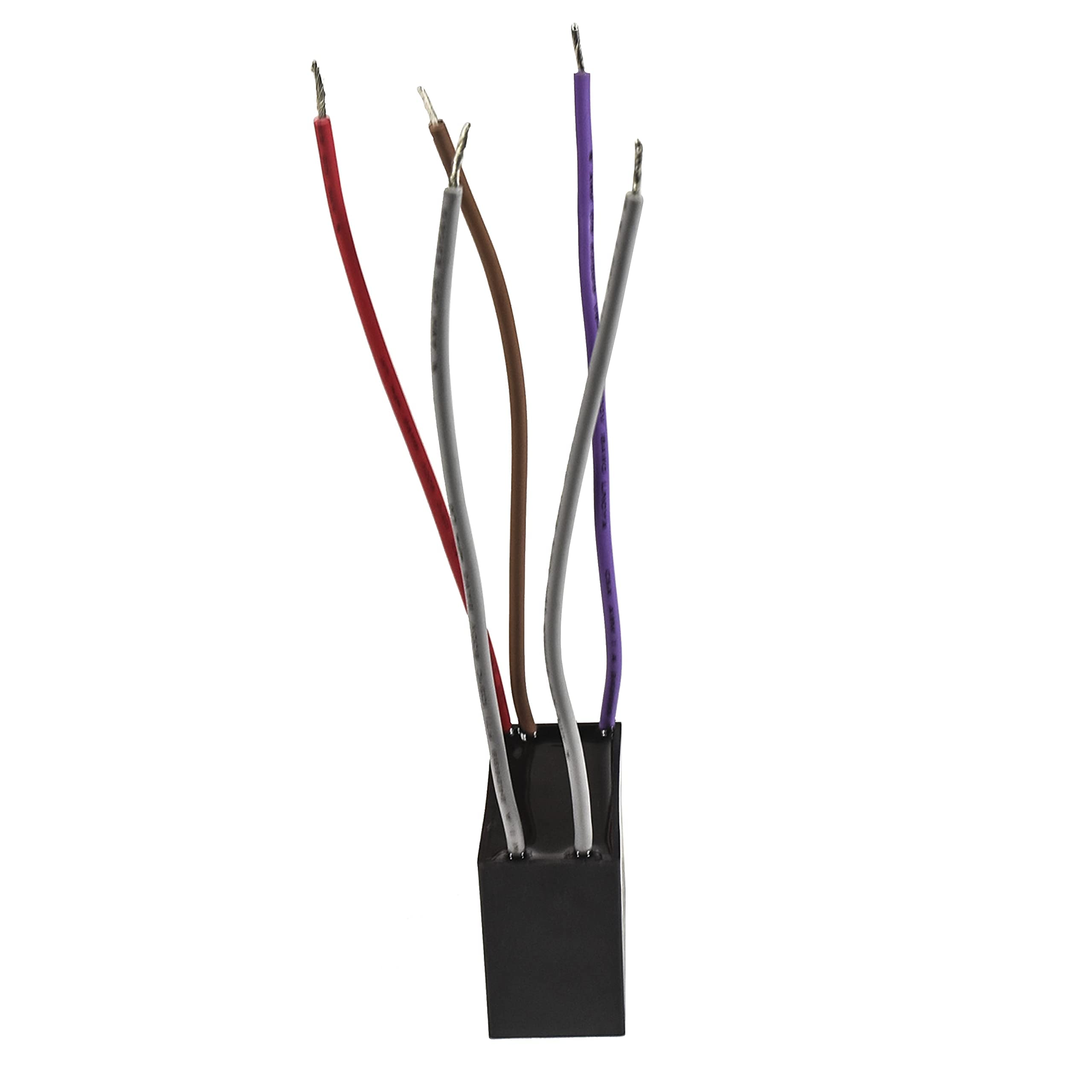 Alt View 1. HQRP - Ceiling Fan Capacitor 4.7 uF + 6 uF + 6 uF 5-Wire 250 VAC UL Listed compatible with Harbor Breeze, CBB61.