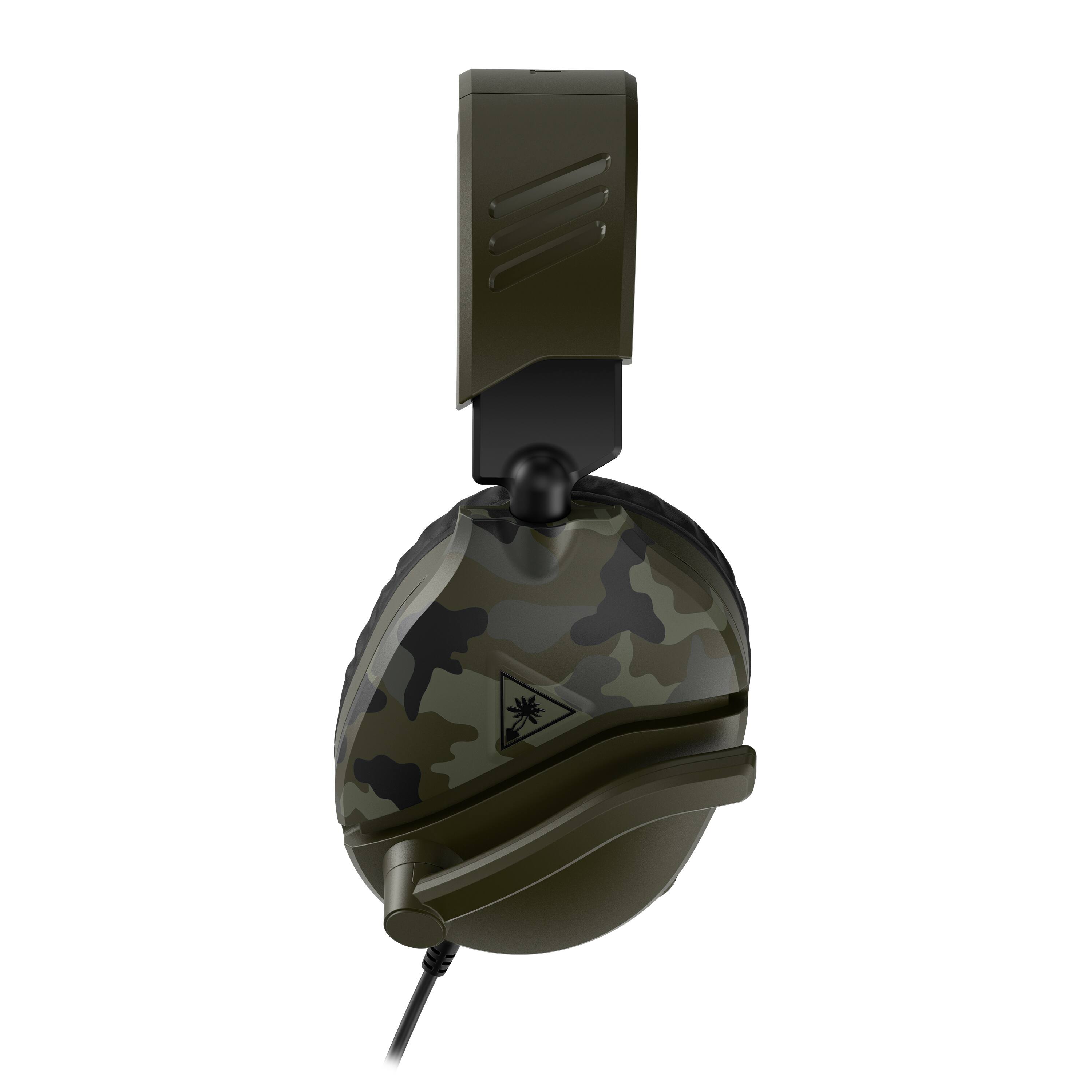Back. Turtle Beach - Recon 70 Multiplatform Gaming Headset - Green Camo.