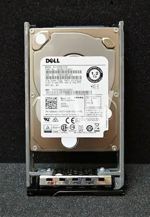 DELL
MODEL AL14SEB120N
PART No. HDEBF01DAA51
ENTERPRISE 1.2 CLASS
SER. No. 25B0A02WF02C
Cfg Code: TFS0
DATE 20150213
REV. No. AO
WWN: 500003961813C6DC
Made in Philippines
1.2 TB
RPM 10K
DP/N 089042
WARRANTY VOID IF ANY LABEL/SCREW IS REMOVED OR BROKEN
PH-089D42-75571-52B-00JI-A00
Manufactured by Toshiba Corporation
Toshiba Electric Europa GmbH, Germany
SAS 12 Gbps
1.2 TB
RPM 10K
WARRANTY VOID IF ANY LABEL/SCREW IS REMOVED OR BROKEN
HOLE THIS COVER NOT DO
MSIP-REM-T5D-AL14SEB120N
CE
E145187
2
