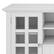 Alt View 33. Simpli Home - Acadian Solid Wood Tall TV Media Stand For TVs up to 60 inches - White.