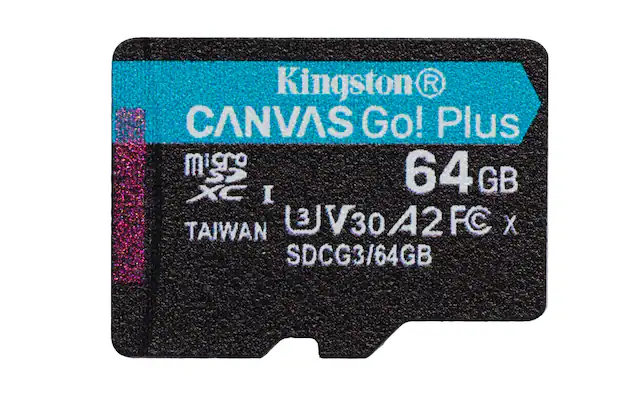 Kingston CANVAS Go! Plus 64 GB XC I TAIWAN UV30A2F X SDCG3/64GB