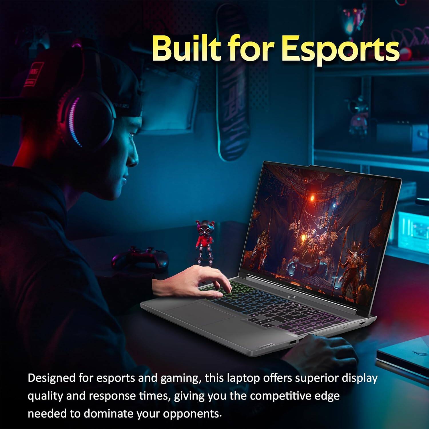 Built for Esports

Designed for esports and gaming, this laptop offers superior display quality and response times, giving you the competitive edge needed to dominate your opponents.