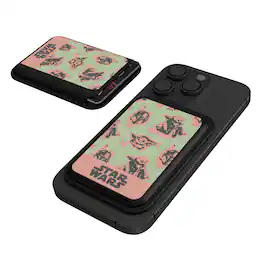 Keyscaper - Star Wars: The Mandalorian Pattern Black Magnetic Credit Card Wallet - Grogu