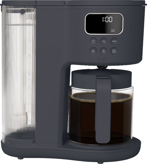 Bella - BREW 14-Cup Auto Pour Over Coffee Maker - Slate