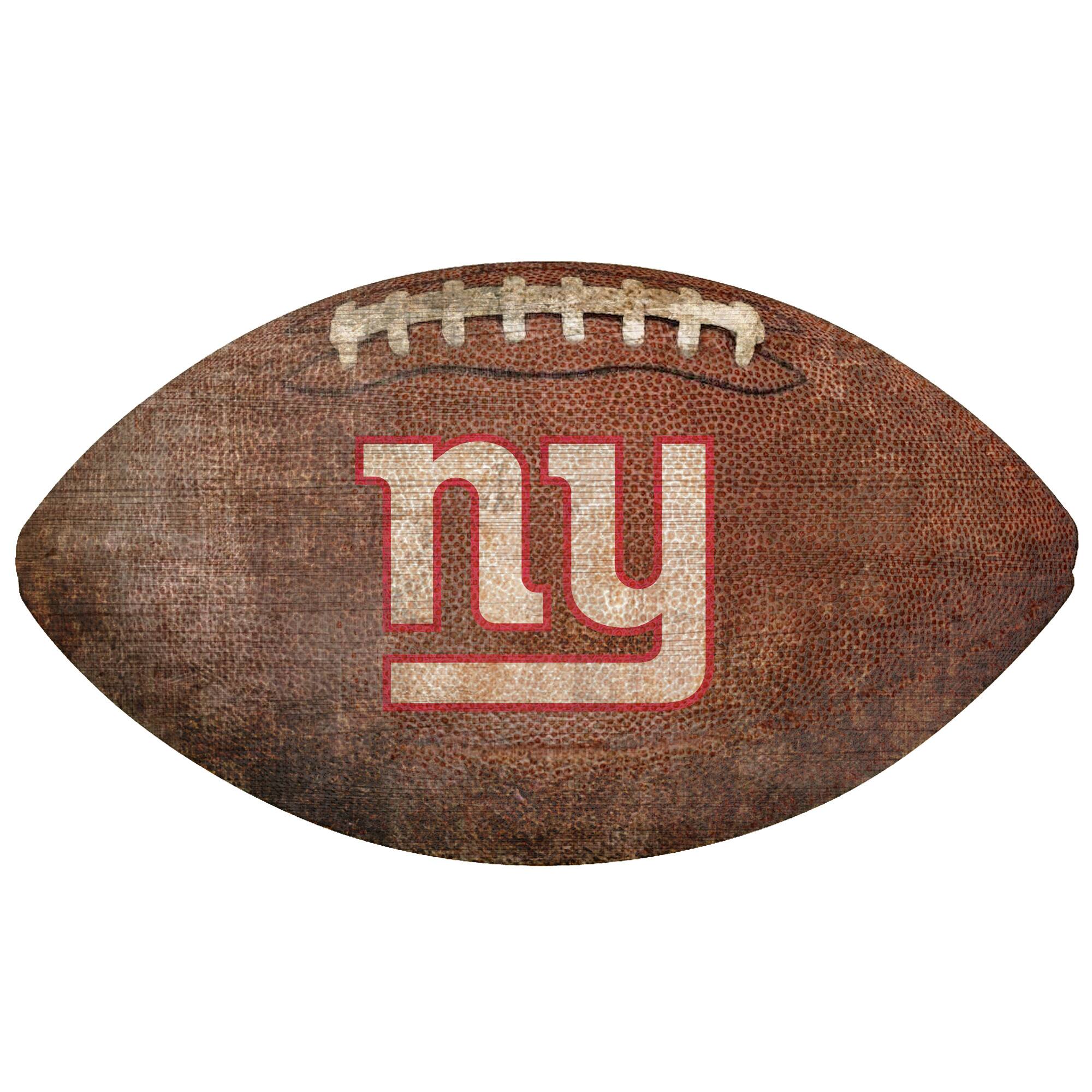 New York Giants 12'' Football Sign