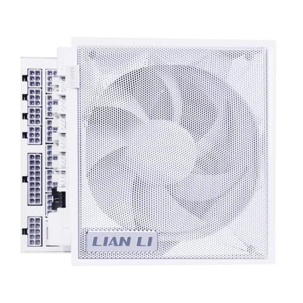 Lian Li - Edge Gold Series 1000W Full Modular Power Supply (Fan Hub Included)-ATX 3.0, 3.1-PCIE 5.1-L-Shape Design, EG1000G.WH - White