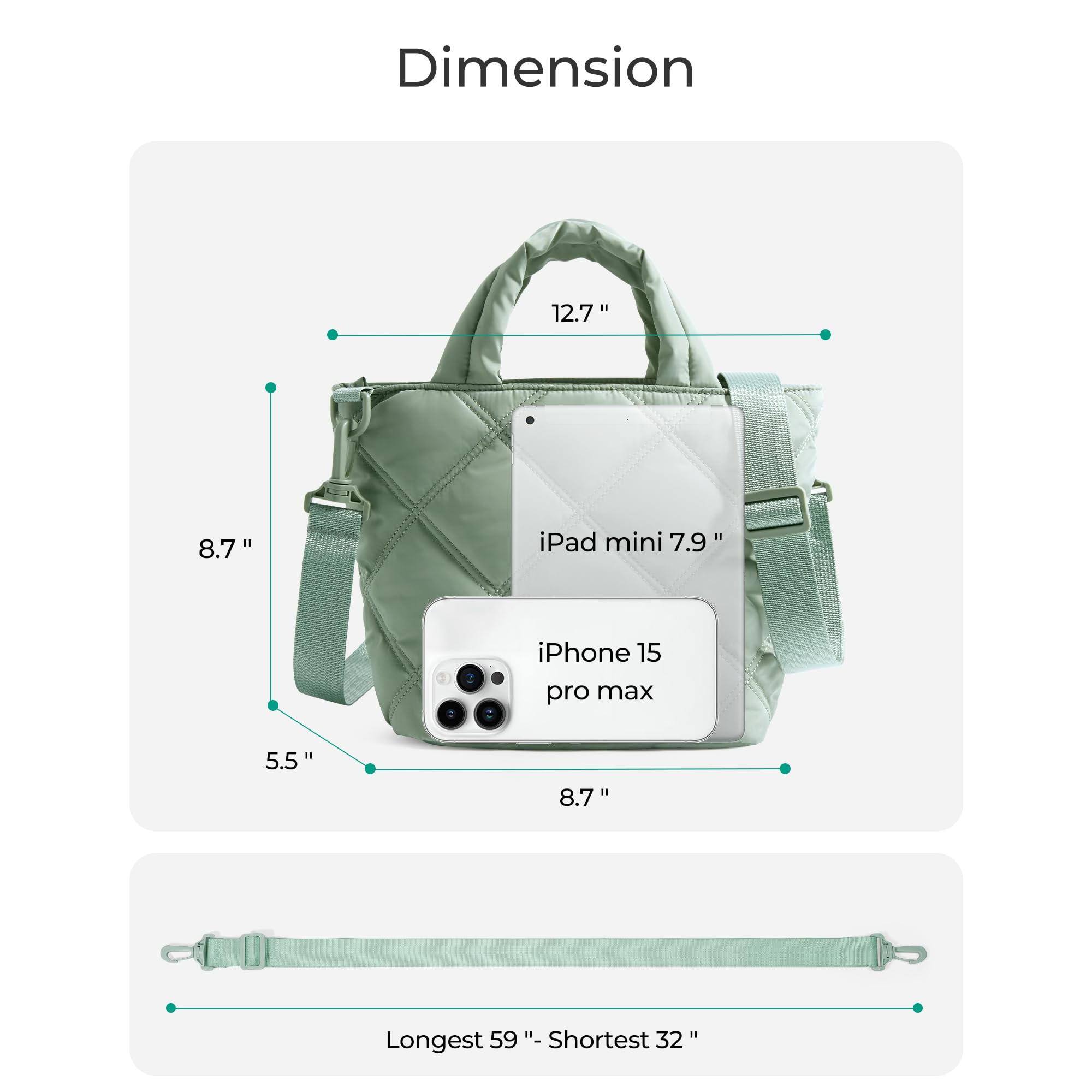 Dimension

- iPad mini 7.9"
- iPhone 15 pro max 5.5"
- 8.7"
- 12.7"

Longest 59"
Shortest 32"