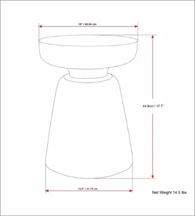Simpli Home - Robbie Accent Table - Walnut Brown