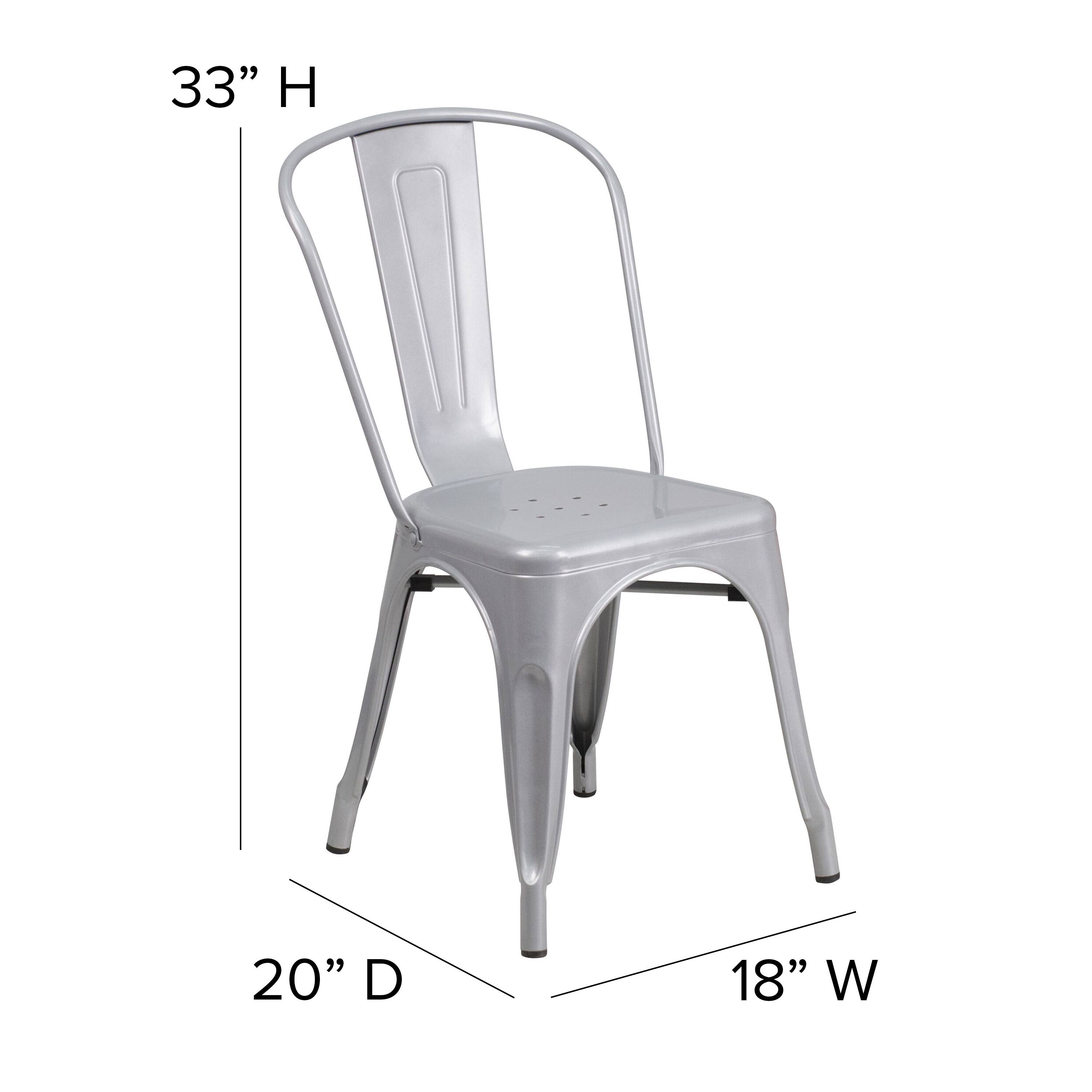 33" H  
20" D  
18" W