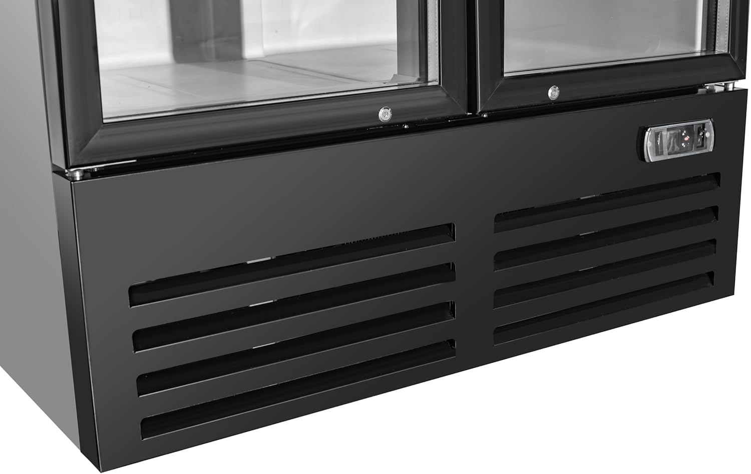 Alt View 5. Equator - Equator Vitlife 26 Cu Ft Commercial 2 Glass Door Merchandiser Refrigerator, LED, Adjustable Shelves, Auto Defrost ETL - Black.