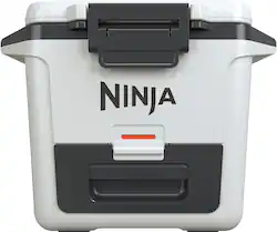Ninja - FrostVault 30qt Hard Cooler with Dry Zone - Cloud White - Front_Zoom