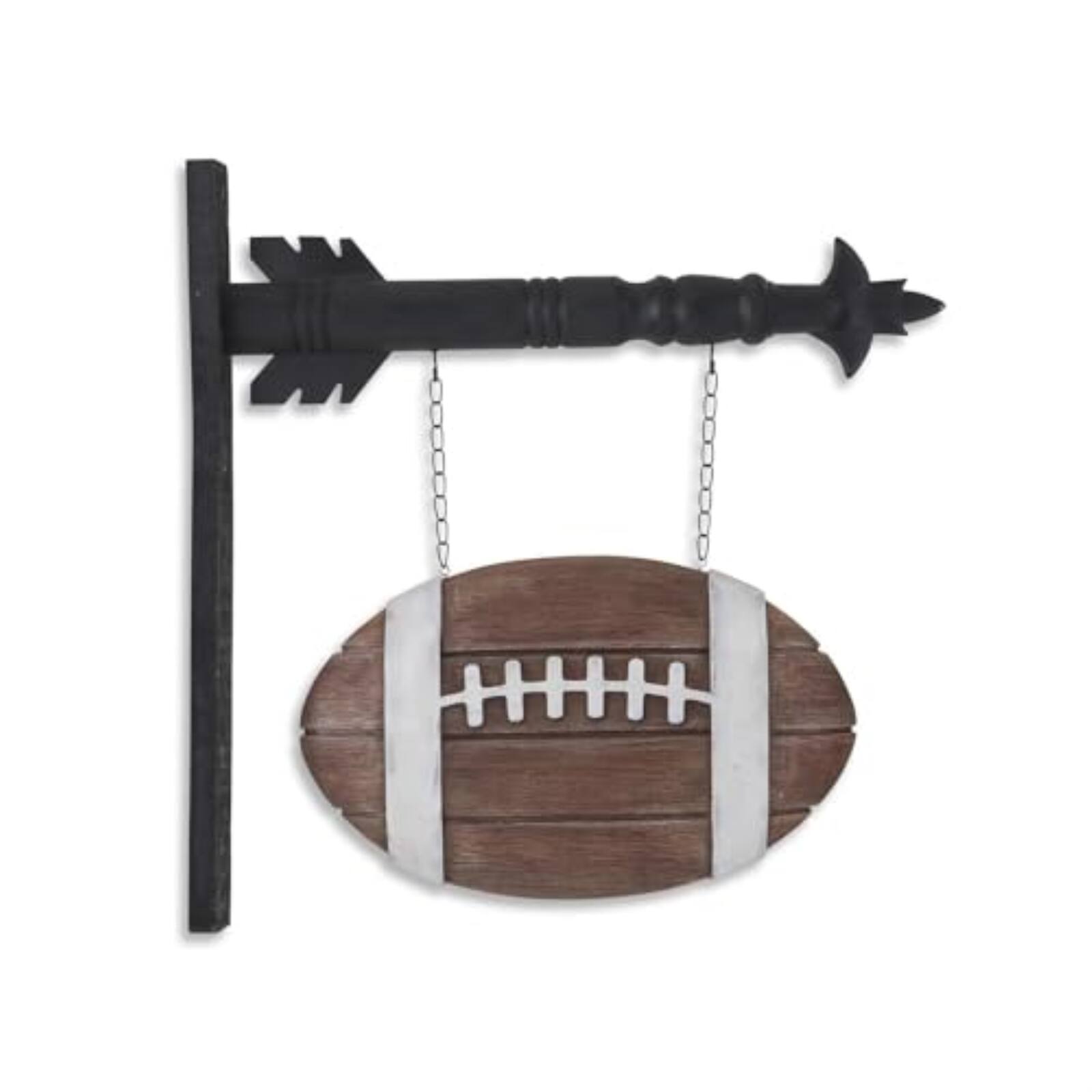 Angle. K&K Interiors - K&K Interiors Football Arrow Replacement Sign 13 x 7.5 inch - Arrow Sold Separately - Brown.