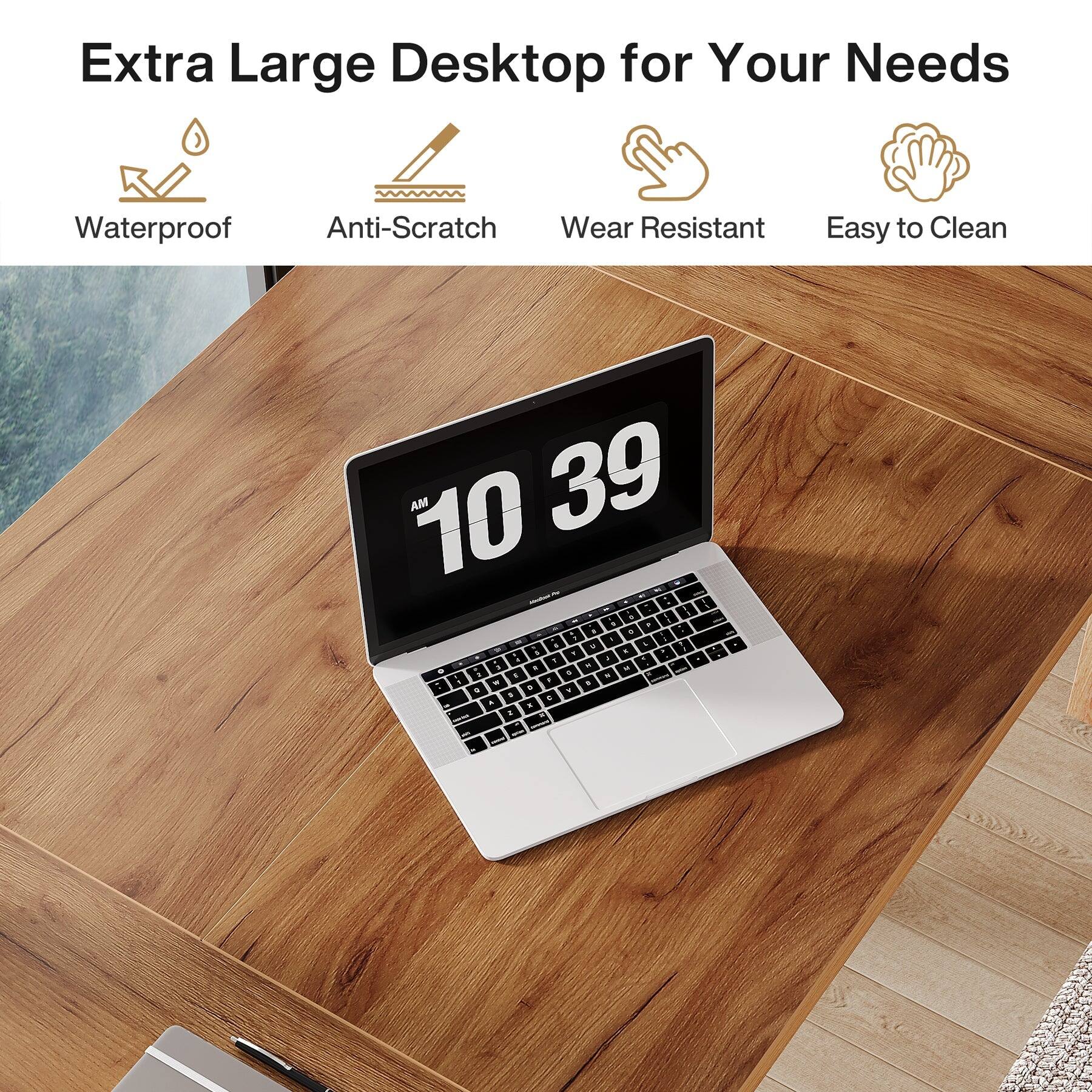 Extra Large Desktop for Your Needs  
Waterproof Anti-Scratch Wear Resistant  
Easy to Clean  
10 MA 39 1 L I 4 - 5 F , a I , 1 D 4 , L - . , 5 T 4 1 I 1 8 x U 0 1 0 F  1  A 6 3 7 Y 5 2 A X I 6 - -