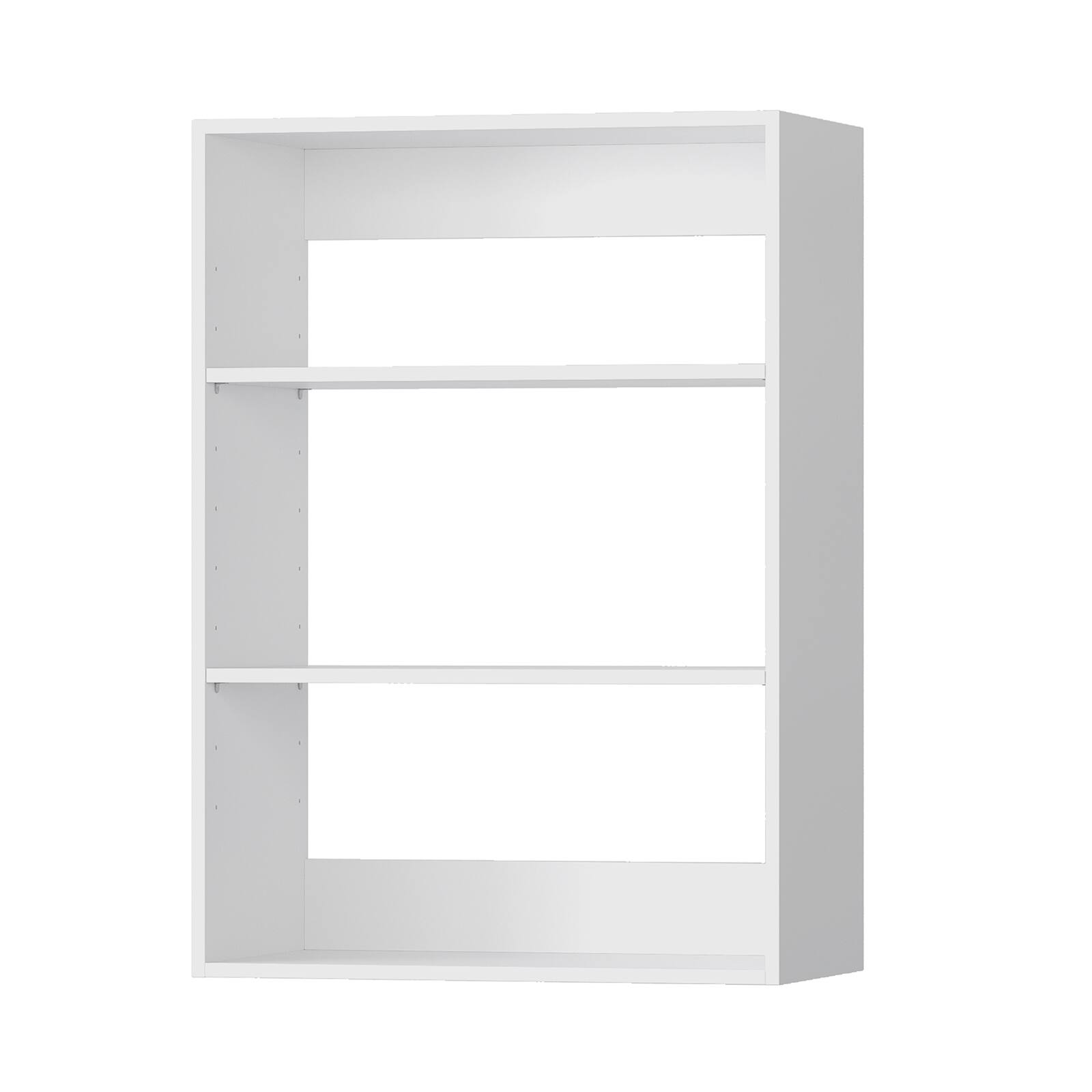 Alt View 7. Roomtec - Roomtec 25.5 in White Shelf Short Tower Closet Unit-Customizable Wall Mounted Modular Closet System for Bedroom Closet - White.