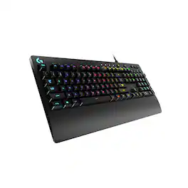 Logitech - Prodigy G213 Full-size Wired Membrane Gaming Keyboard with RGB Backlighting for PC - Black