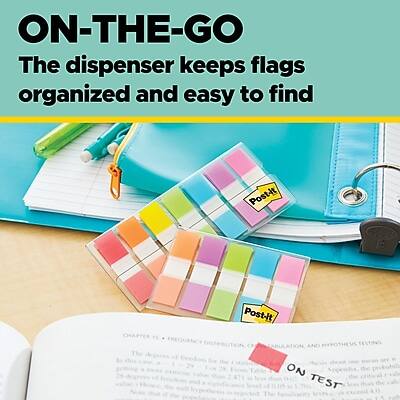 ON-THE-GO  
The dispenser keeps flags organized and easy to find  

Post-it  
Post-it  

ON TEST